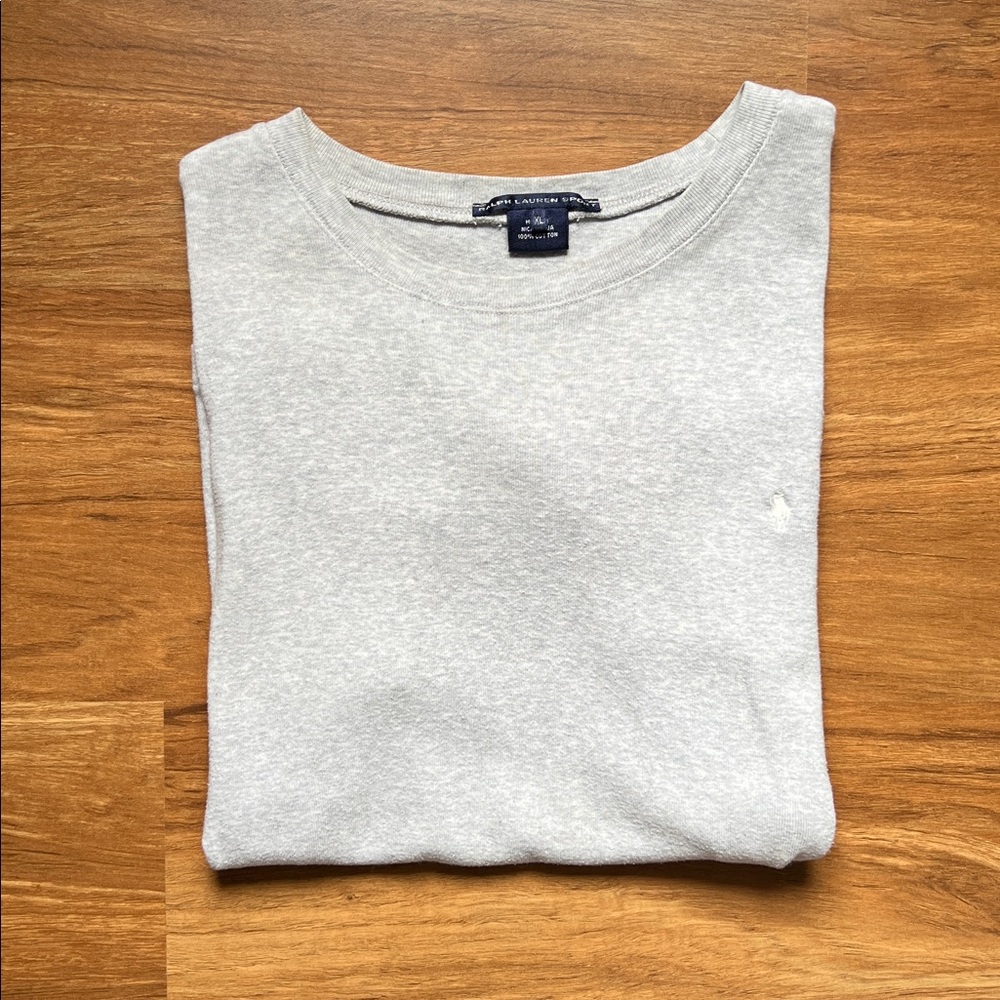 RL Youth XL light Heather Grey Tee Shirt